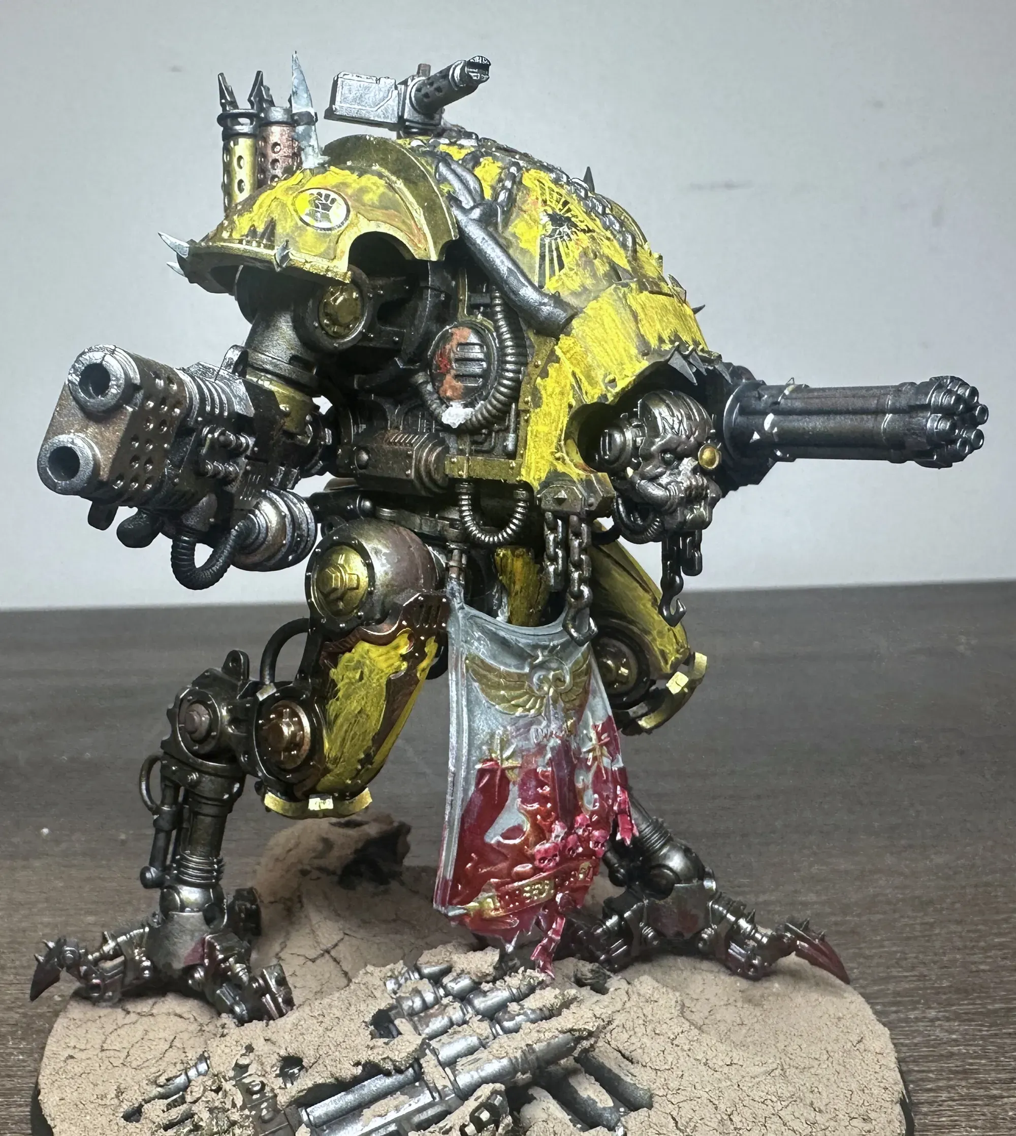 Borrower of Debts War Dog side view showing hasty Imperial disguise