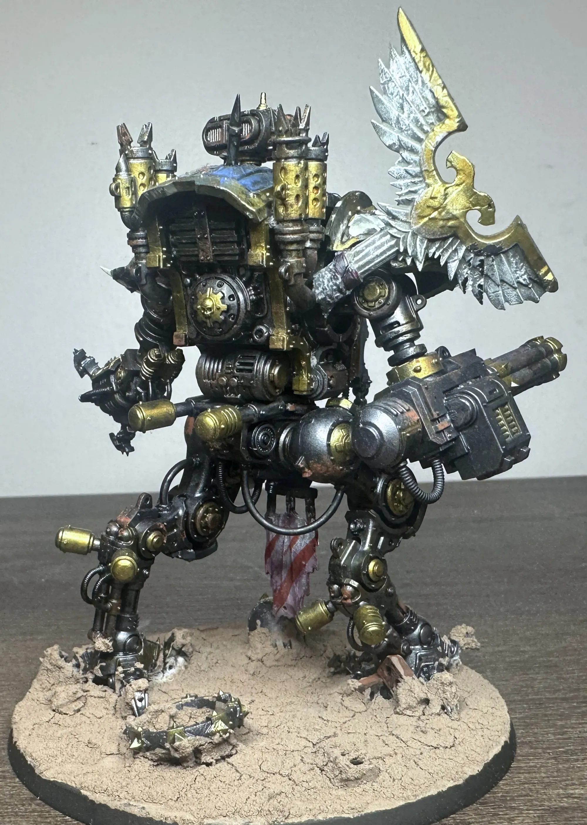 Rear view of Borrower of Grudges showing base and back detail