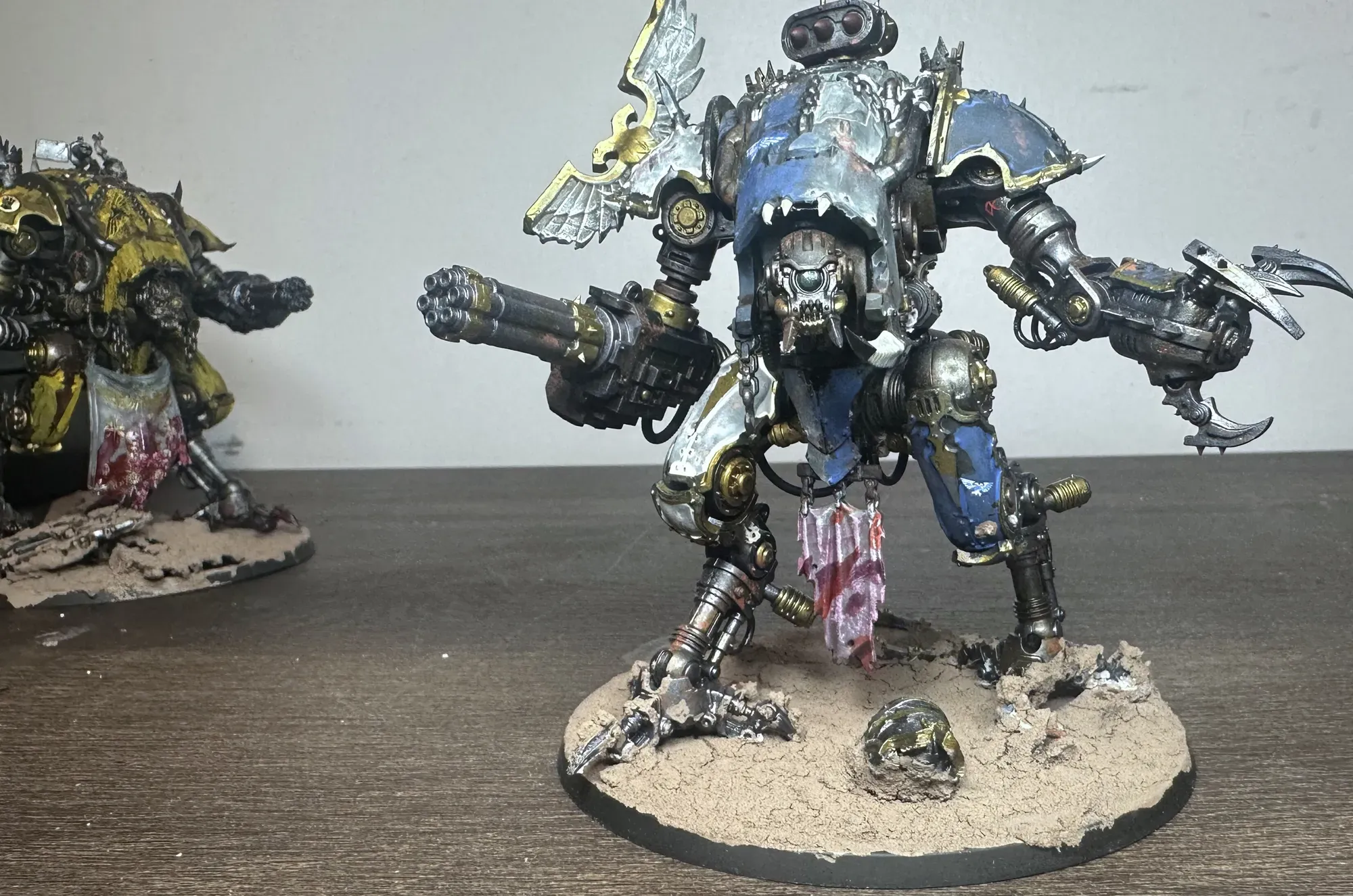 Borrower of Grudges War Dog posing in false Imperial paint scheme